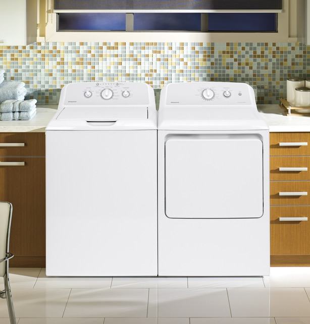 Hotpoint 3.8 cu ft Washer and 6.2 cu ft Dryer Pair Mikes Rent To Own